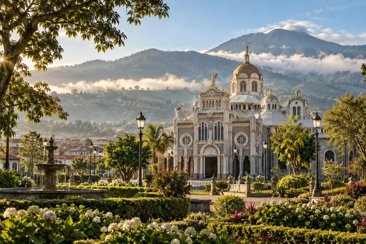 Paisaje representativo de Cartago, Costa Rica