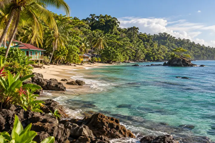 Paisaje representativo de Limón, Costa Rica