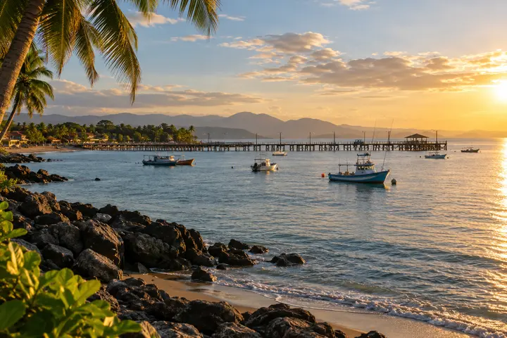 Paisaje representativo de Puntarenas, Costa Rica