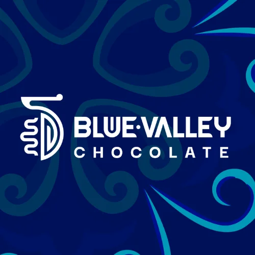 Logo de Blue Valley Chocolate